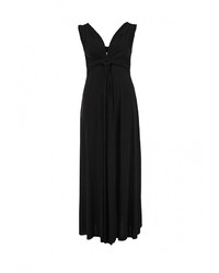 Черное платье-макси от Goddiva Size Plus