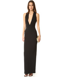 Черное платье-макси от SOLACE London