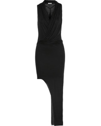 Черное платье-макси от Helmut Lang