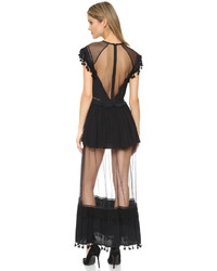 Черное платье-макси от Shakuhachi