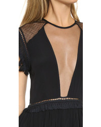 Черное платье-макси от Shakuhachi