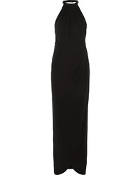 Черное платье-макси от Karl Lagerfeld