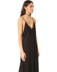 Черное платье-макси от Tori Praver Swimwear