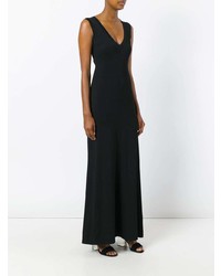 Черное платье-макси от Alaïa Vintage