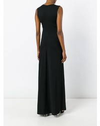 Черное платье-макси от Alaïa Vintage