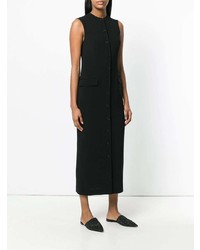 Черное платье-макси от Aspesi