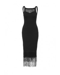 Черное платье-макси от LOST INK