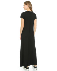 Черное платье-макси от Wilt