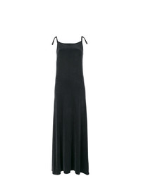Черное платье-макси от MM6 MAISON MARGIELA