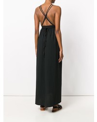 Черное платье-макси от Caravana
