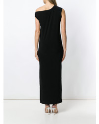 Черное платье-макси от Norma Kamali