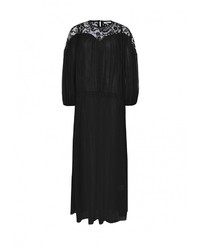 Черное платье-макси от Paccio