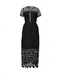 Черное платье-макси от Paccio