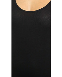 Черное платье-макси от Enza Costa