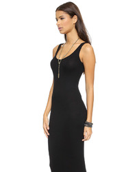 Черное платье-макси от Enza Costa