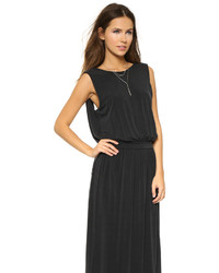 Черное платье-макси от Just Female