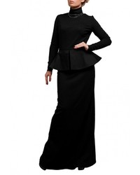 Черное платье-макси от Sahera Rahmani