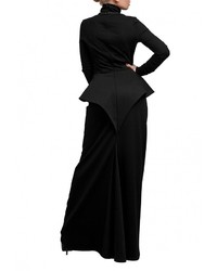 Черное платье-макси от Sahera Rahmani