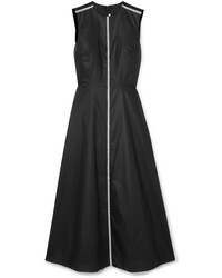 Черное платье-миди с украшением от Christopher Kane