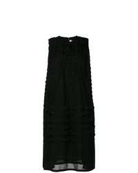 Черное платье-миди со складками от Comme Des Garçons Noir Kei Ninomiya