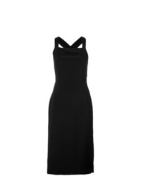 Черное платье-миди от Andrea Marques