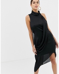 Черное платье-миди от ASOS DESIGN