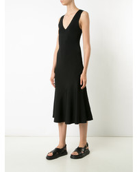 Черное платье-миди от Theory