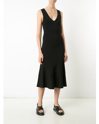 Черное платье-миди от Theory