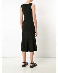 Черное платье-миди от Theory