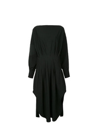 Черное платье-миди от CHRISTOPHER ESBER