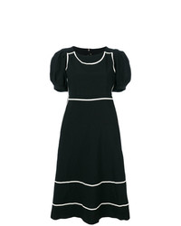 Черное платье-миди от Comme Des Garcons Comme Des Garcons