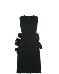 Черное платье-миди от Comme des Garcons