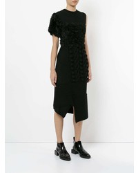 Черное платье-миди от Yohji Yamamoto Vintage