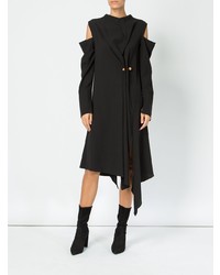 Черное платье-миди от Litkovskaya