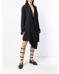 Черное платье-миди от Ann Demeulemeester