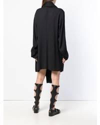 Черное платье-миди от Ann Demeulemeester