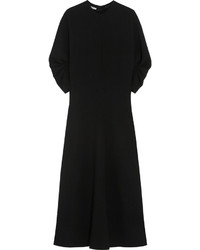 Черное платье-миди от Emilia Wickstead