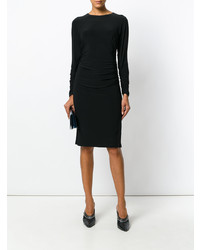 Черное платье-миди от Norma Kamali