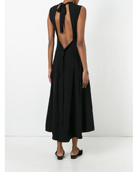 Черное платье-миди от Marni