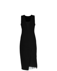 Черное платье-миди от Giuliana Romanno