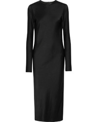 Черное платье-миди от Haider Ackermann