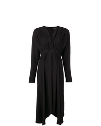 Черное платье-миди от Isabel Marant