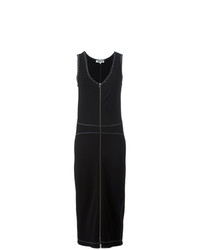 Черное платье-миди от McQ Alexander McQueen