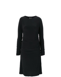 Черное платье-миди от Norma Kamali