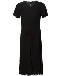 Черное платье-миди от Raquel Allegra