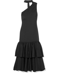 Черное платье-миди от Rejina Pyo