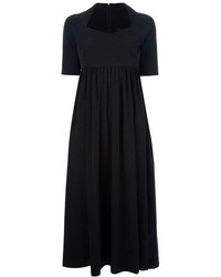 Черное платье-миди от Romeo Gigli