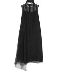 Черное платье-миди от Simone Rocha