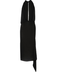 Черное платье-миди от Tamara Mellon