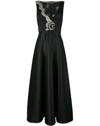 Черное платье-миди от Temperley London